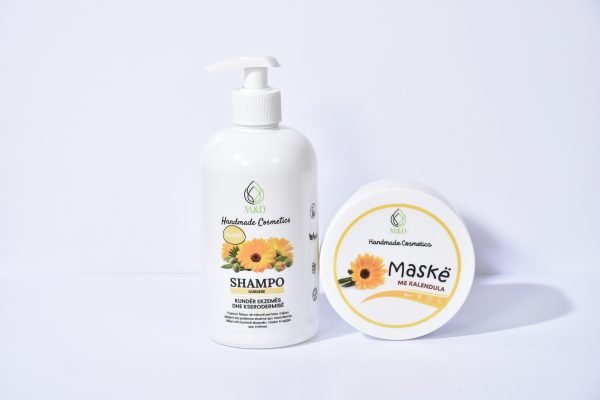 Seti i Flokëve me Shampo Kuruse & Maskë me Kalendula (shampo 500ml)