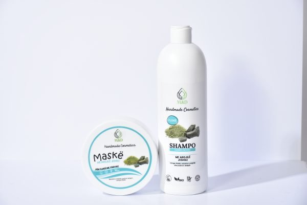 Seti për Flokë me Yndyrë me Argjilë Jeshile (shampo 500ml)