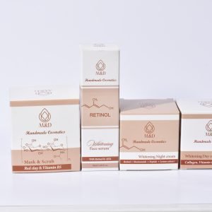 Seti i fytyres i linjes zbardhuese me retinol